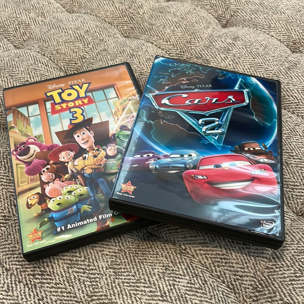 Disney DVDs Toy Story 3 and Cars 2